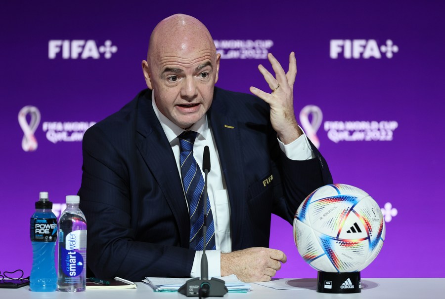 Infantino hails 'best ever' World Cup group stage-Xinhua