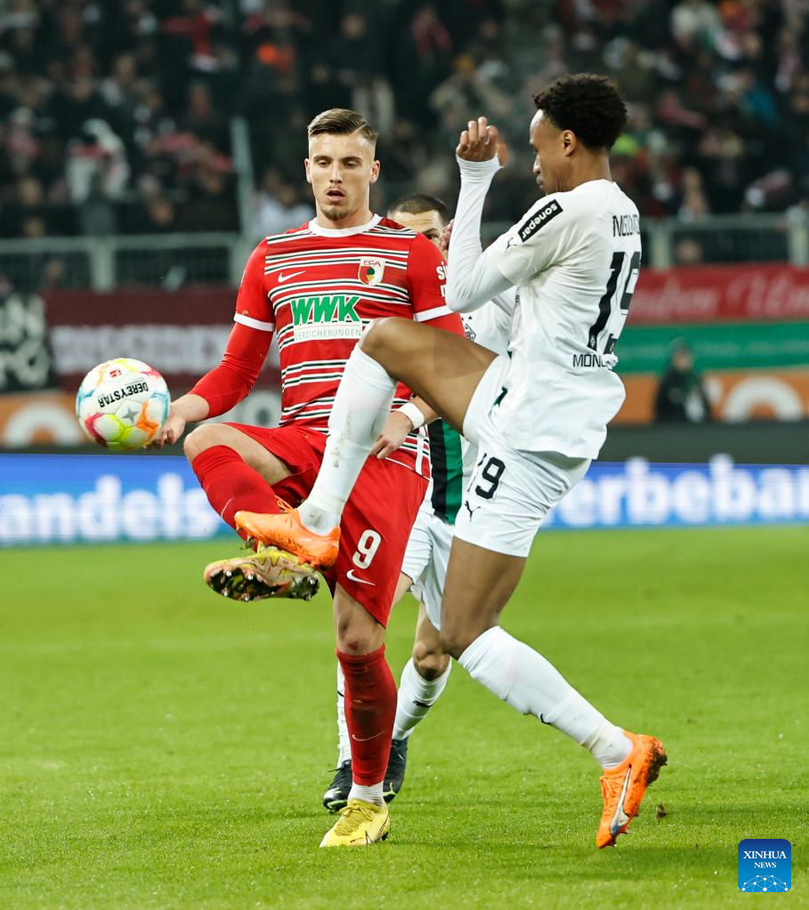 German First Division Bundesliga Football Match Fc Augsburg Vs Borussia Moenchengladbach Xinhua 