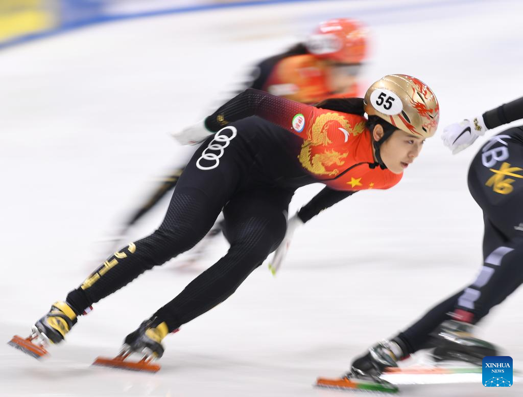 Highlights Of ISU World Cup Short Track Speed Skating Series-Xinhua