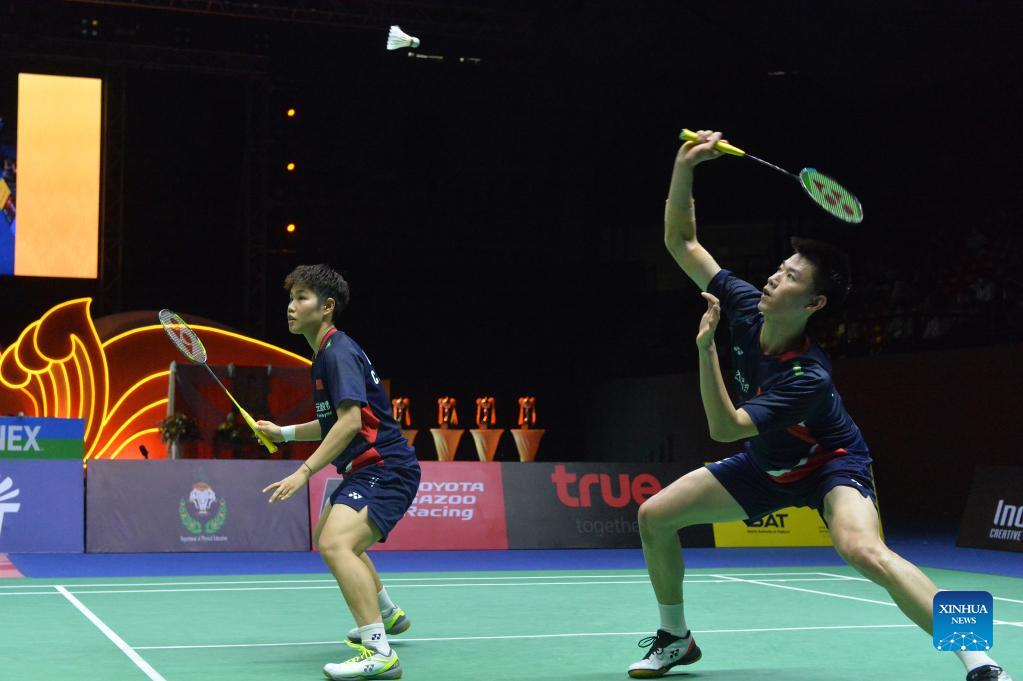 Highlights of mixed doubles final at Thailand Masters 2023-Xinhua
