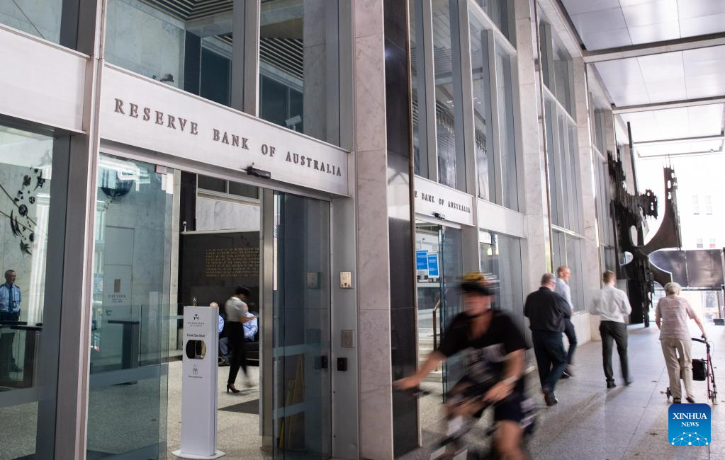 Australian central bank lifts cash rate to 3.35 pct-Xinhua
