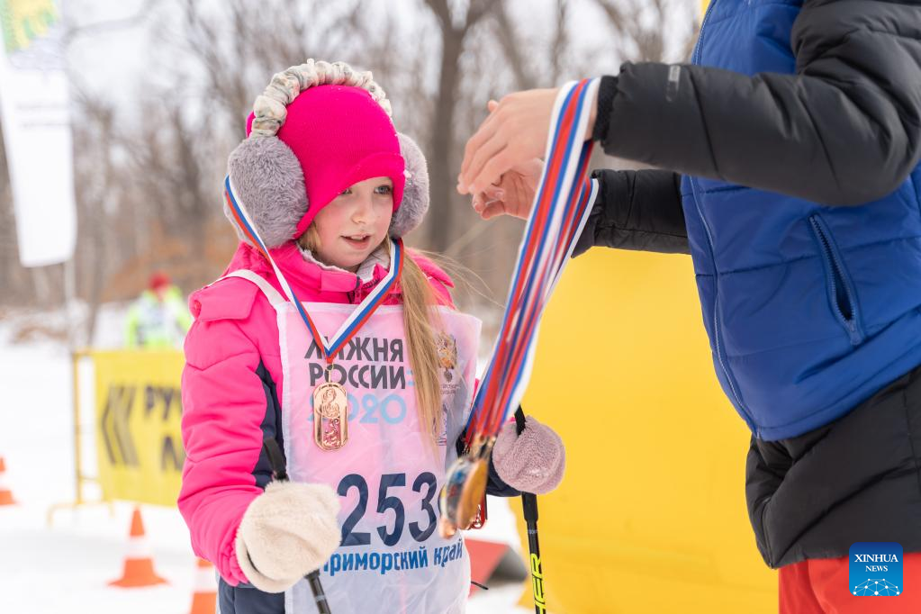 In pics 2023 Ski Track of Russia mass winter sports eventXinhua