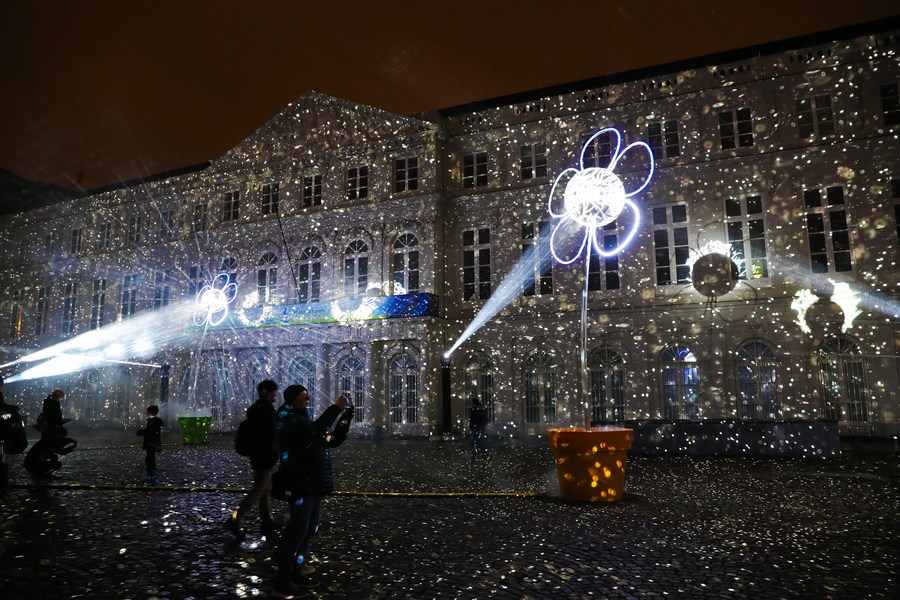 Bright light decorates Brussels Xinhua