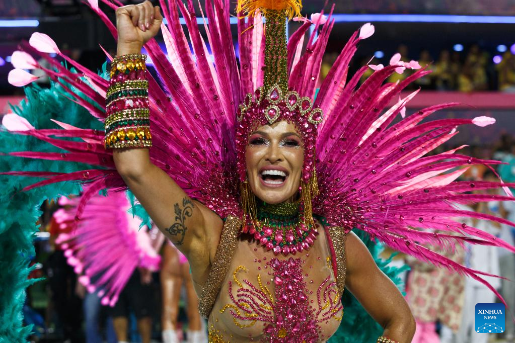 In Pics Carnival Parade In Rio De Janeiro Brazil Xinhua