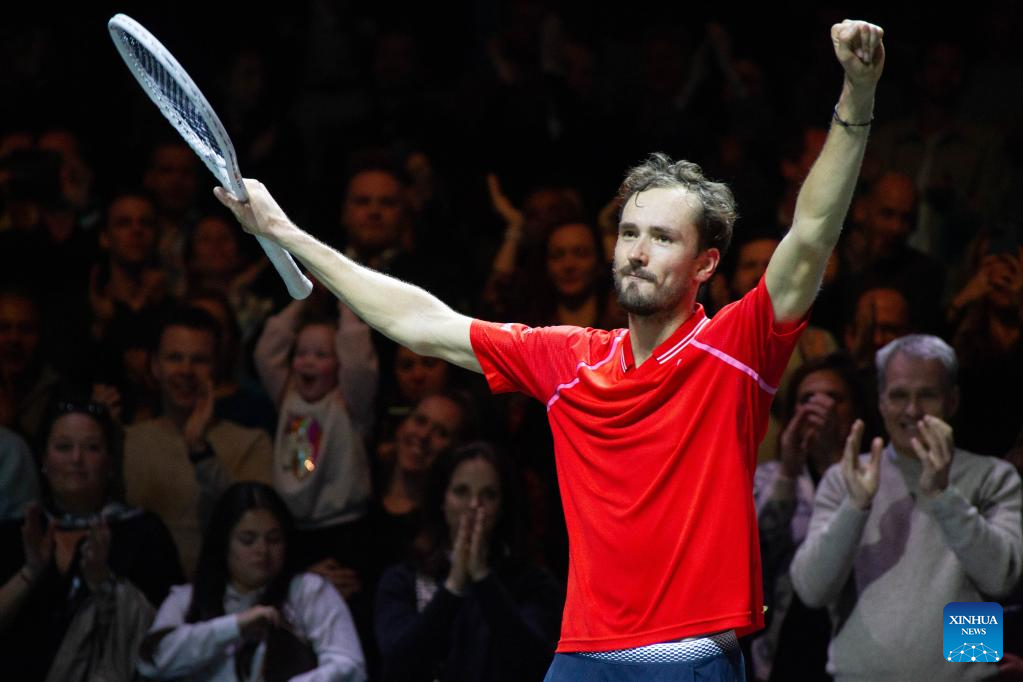 Daniil Medvedev Russo E Vencedor Do Abn Amro Abrem 2023 Jogador De Tênis Em  Rotterdam Ahoy Arena Foto Editorial - Imagem de jogador, aberto: 270288816