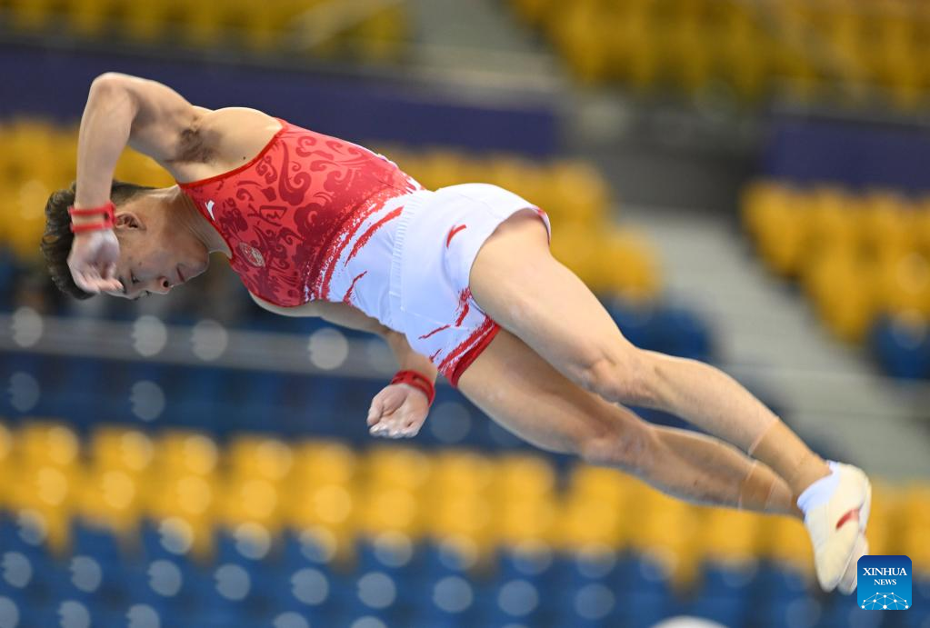 Highlights of 15th FIG Artistic Gymnastics World CupXinhua