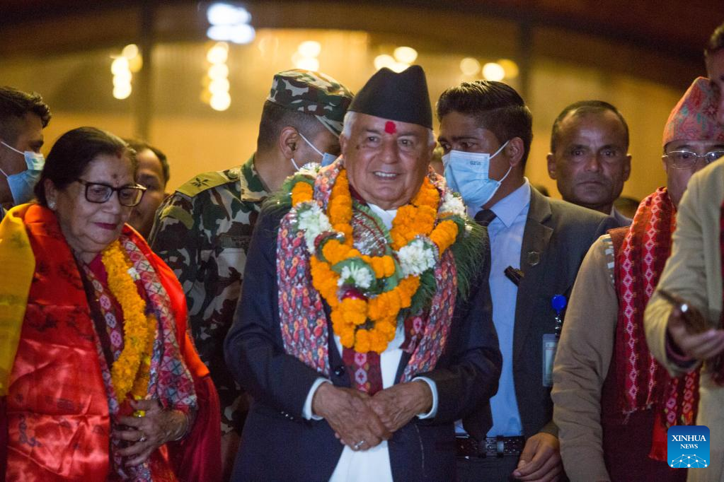 Ram Chandra Poudel elected as Nepal's new presidentXinhua