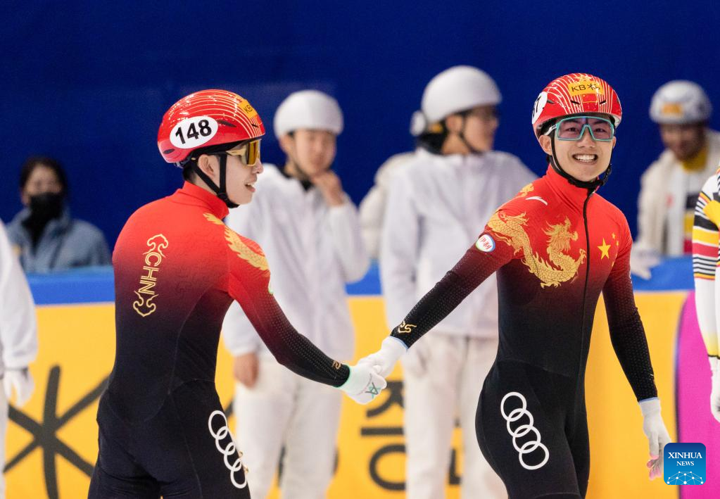 China Wins Men's 5,000m Relay Gold At Short Track Worlds-Xinhua