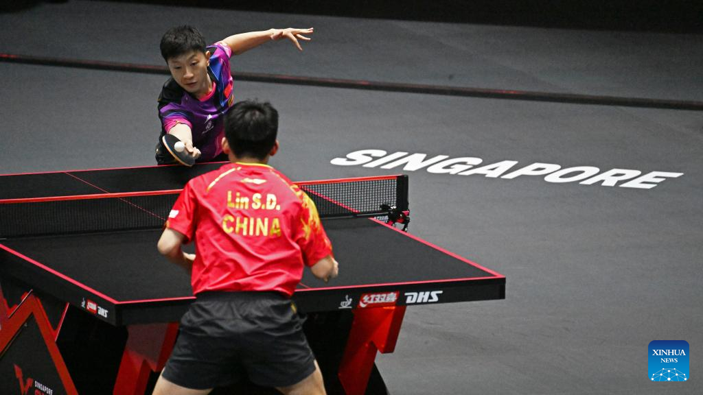 Highlights of World Table Tennis Singapore SmashXinhua