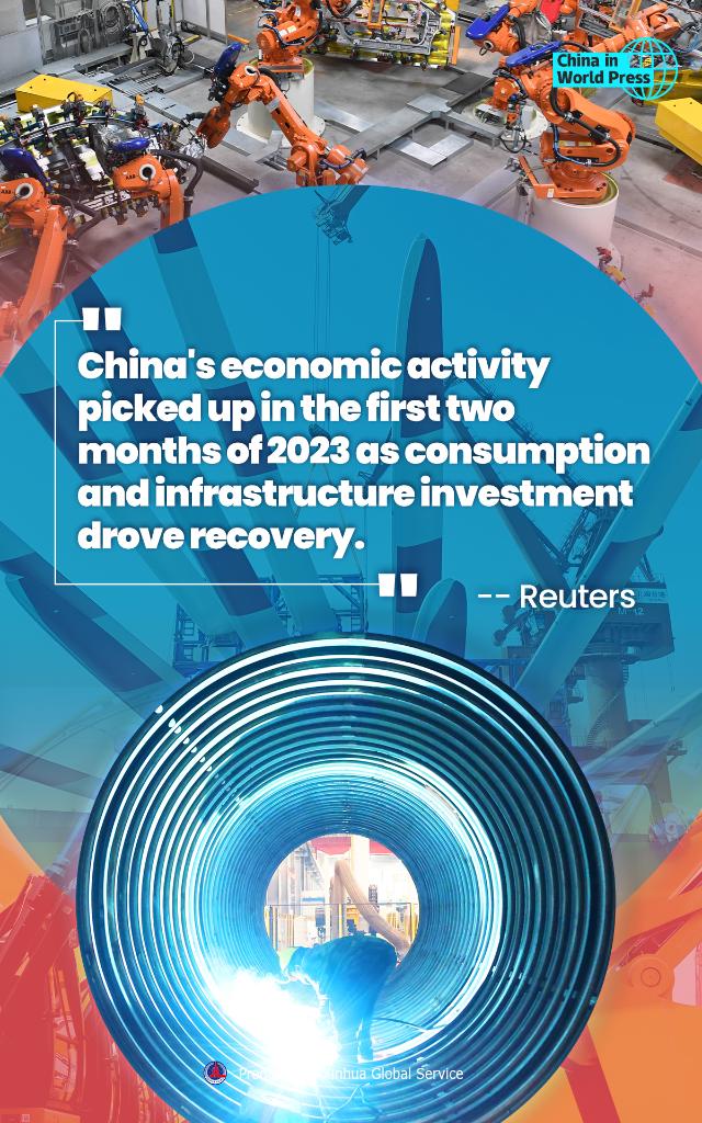 (Poster) China in World Press China's economy shows gradual recovery