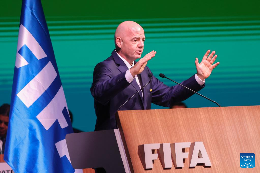 Infantino Re-elected As FIFA President-Xinhua