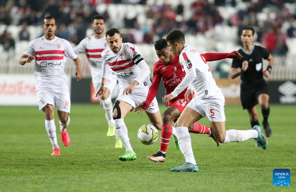 CAF Champions League 2023: CR Belouizdad Vs. Zamalek-Xinhua