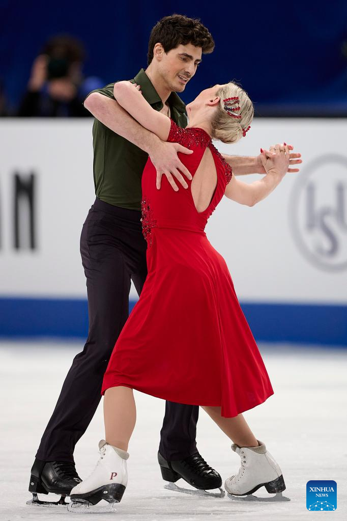 American duo Chock/Bates win ice dance title at figure skating worlds