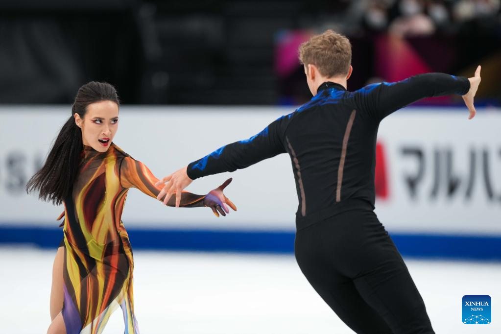 American duo Chock/Bates win ice dance title at figure skating worlds