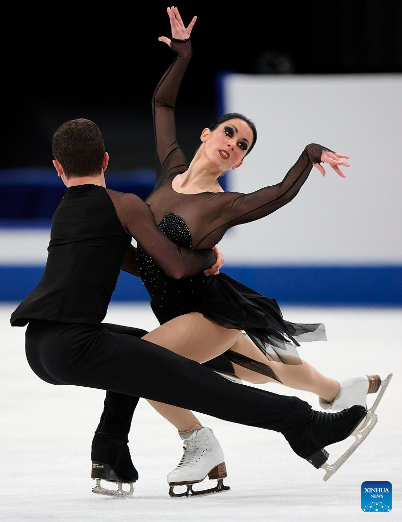 American duo Chock/Bates win ice dance title at figure skating worlds