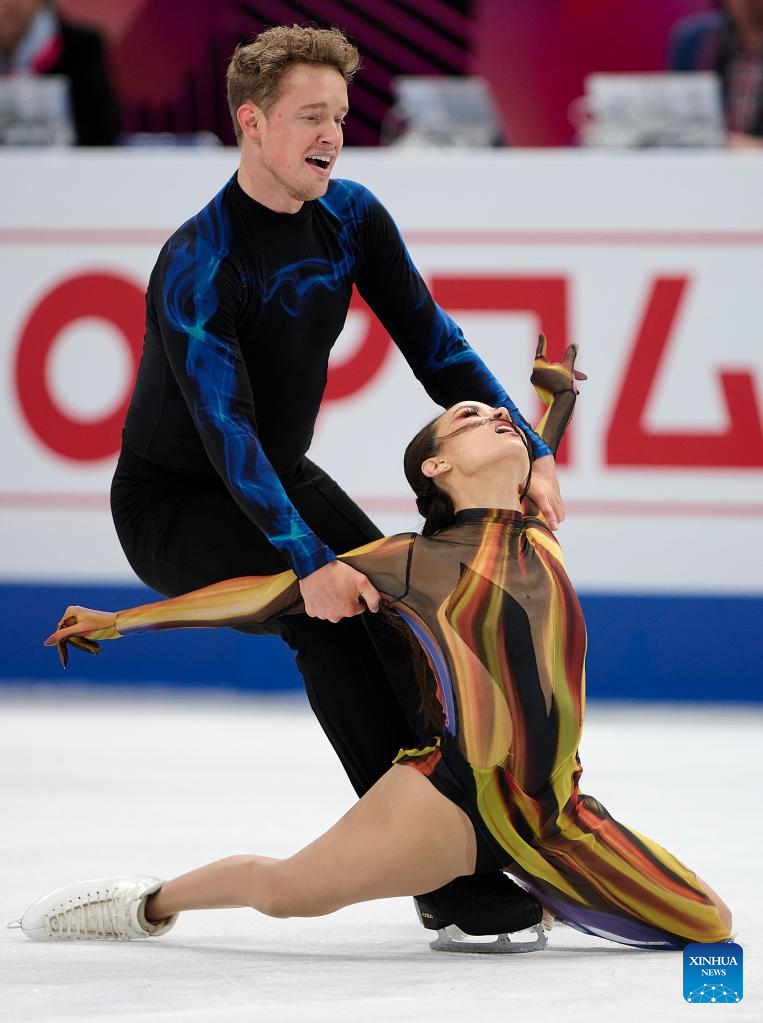 American duo Chock/Bates win ice dance title at figure skating worlds