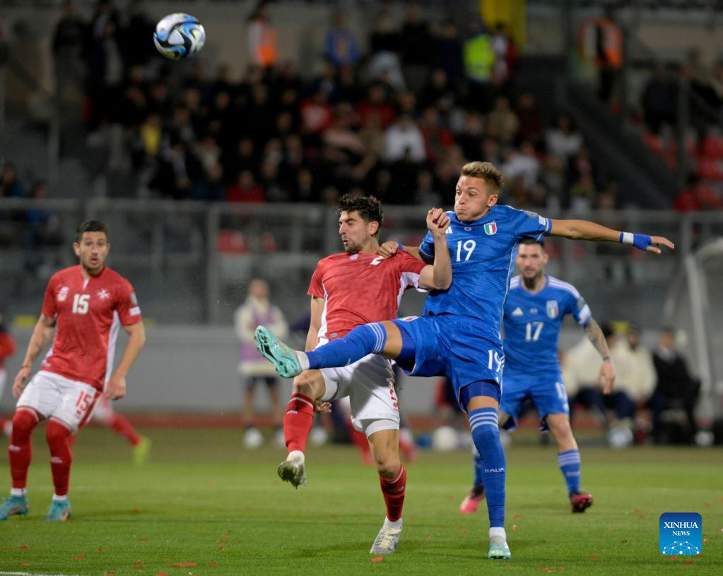 L’Italia batte Malta nelle qualificazioni agli Europei (Xinhua)