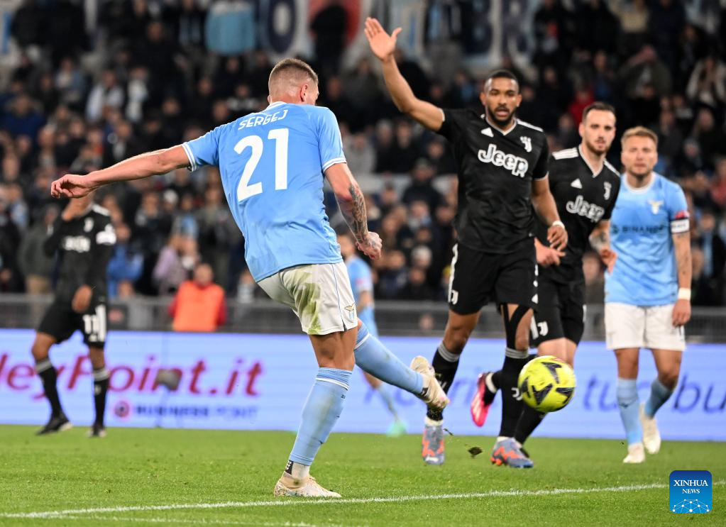 Lazio End Juve's Winning Streak-Xinhua