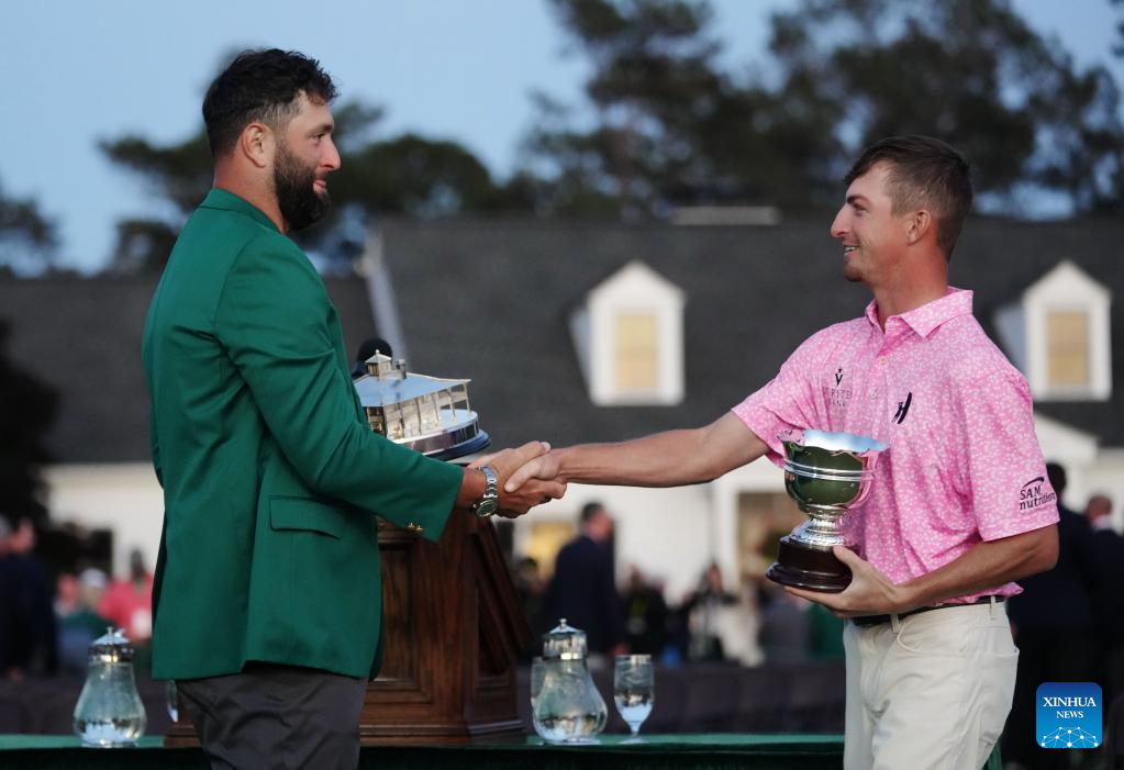 Highlights of 2023 Masters golf tournamentXinhua