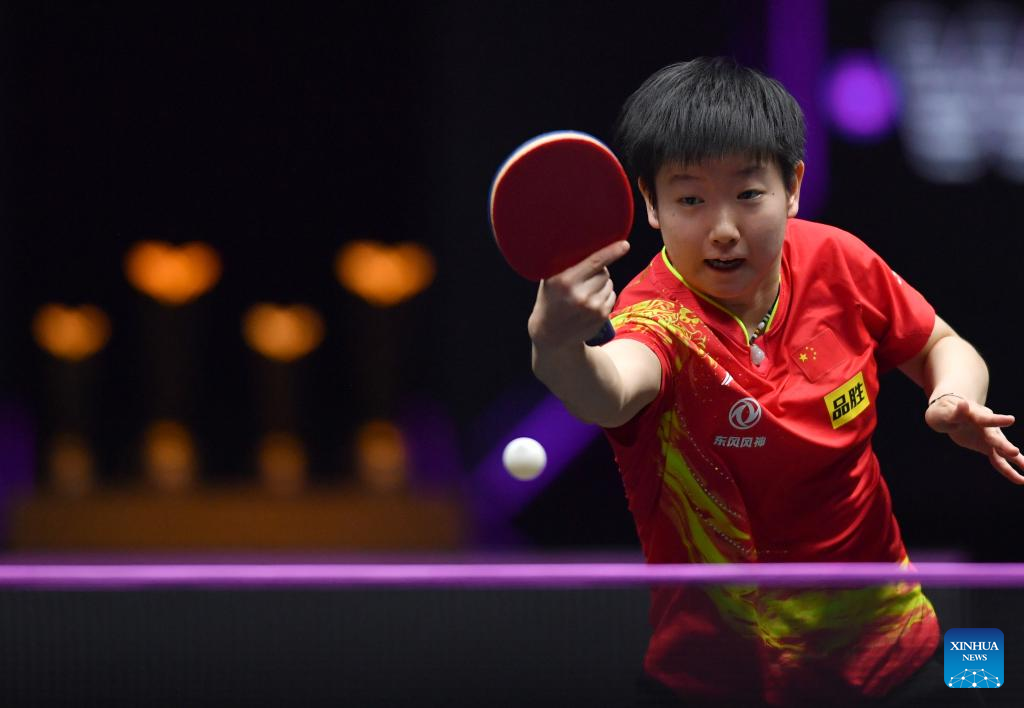 World No. 1s Fan, Sun Crowned At WTT Champions In Xinxiang-Xinhua