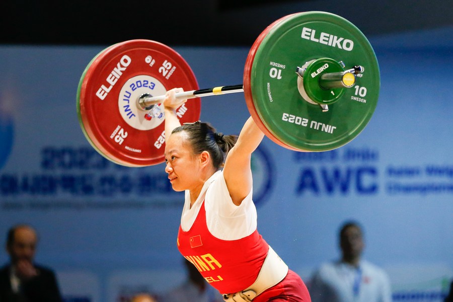 Jiang Wins China's First Golds At Asian Weightlifting Championships -Xinhua