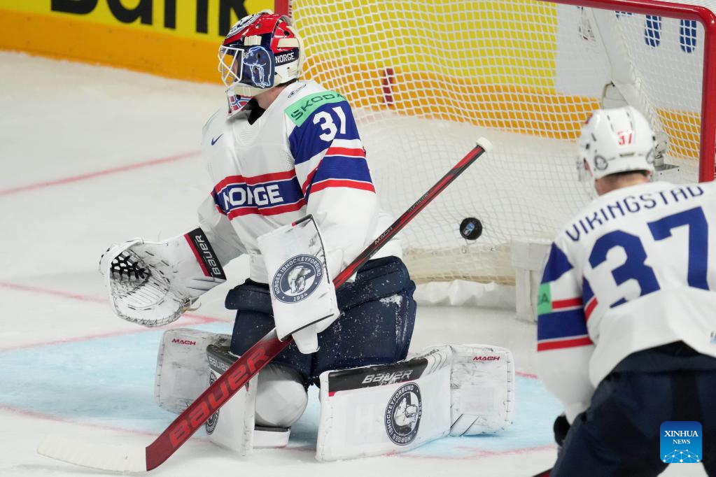 2023 IIHF Eishockey-Weltmeisterschaft: Norwegen vs. Schweiz – Xinhua