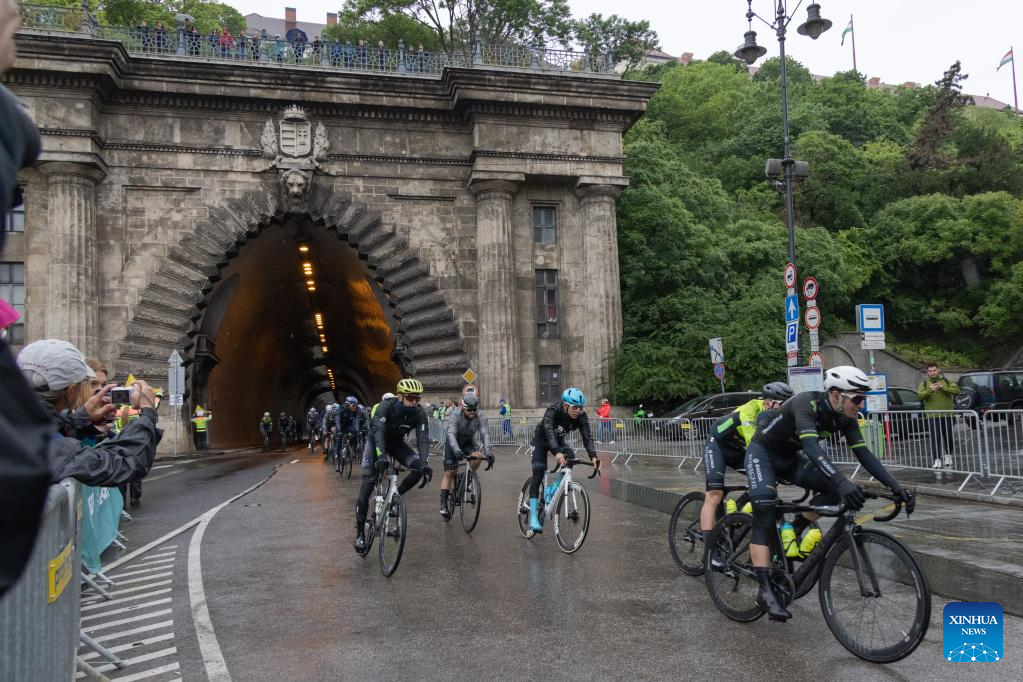 Highlights of Tour de Hongrie cycling road race in BudapestXinhua