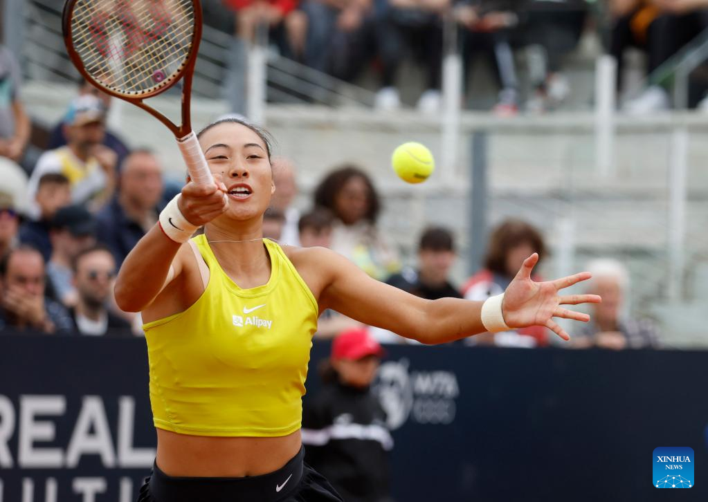 In pics WTA Italian Open round of 16 matchXinhua