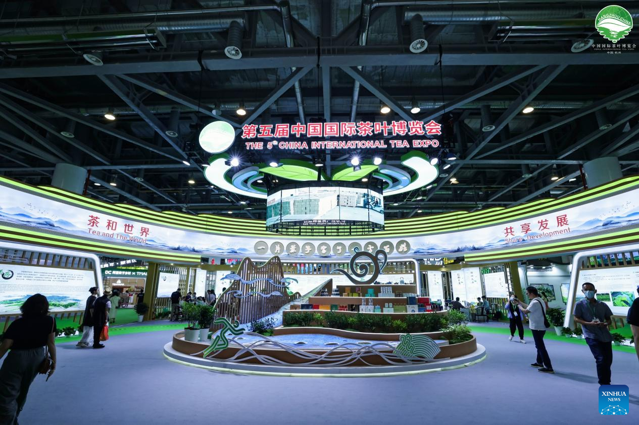 5th China Int'l Tea Expo held in Hangzhou-Xinhua