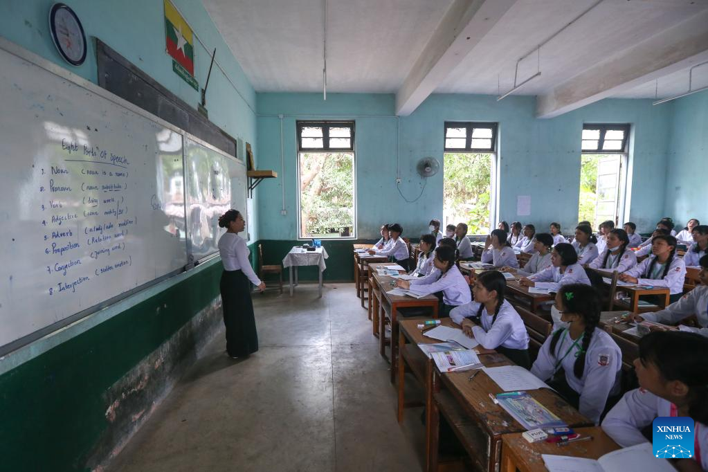 Myanmar Kicks Off New School Year With Updated Curriculum Xinhua   0875f868d2494162ac301ce3282eda92 