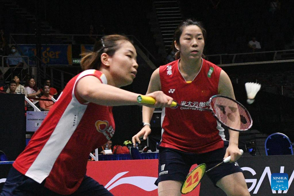 Highlights Of Singapore Open Badminton Tournament-Xinhua