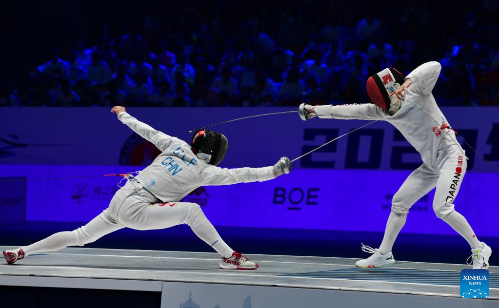 Highlights of Asian Fencing ChampionshipsXinhua