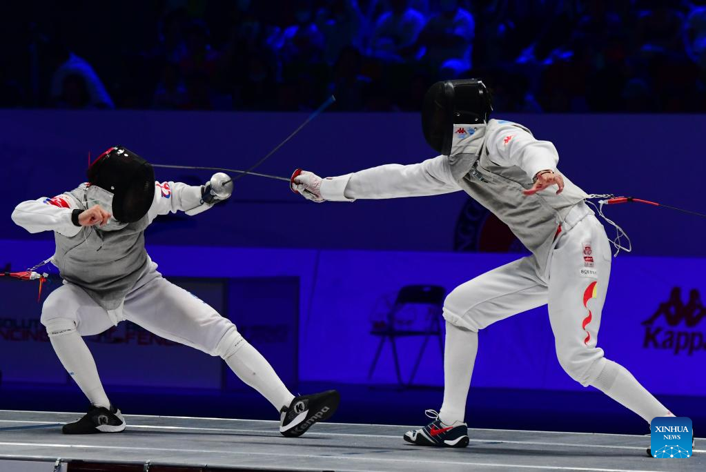 China's Mo captures men's foil gold at Asian Fencing ChampionshipsXinhua