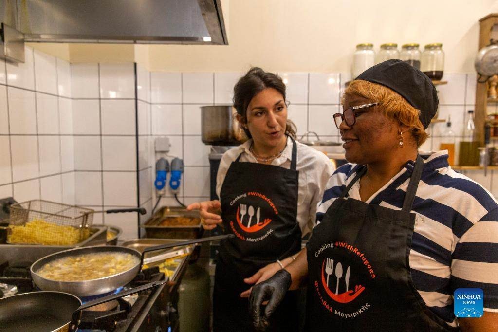 Feature Chefs Team Up In Athens Restaurants To Mark World Refugee Day Xinhua 5074