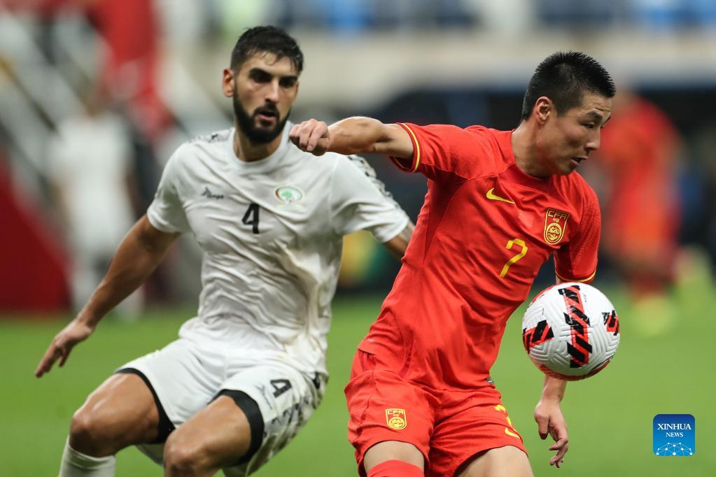 China Vs Palestine Soccer