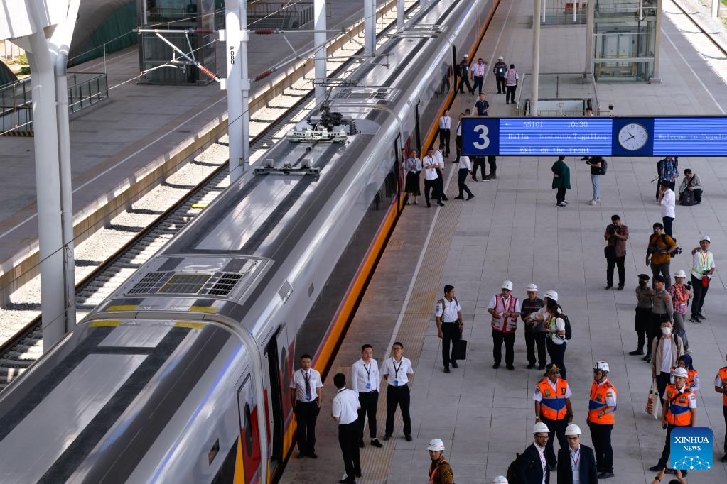 Jakarta Bandung High Speed Railway Reaches 350 Km Per Hour During Joint 