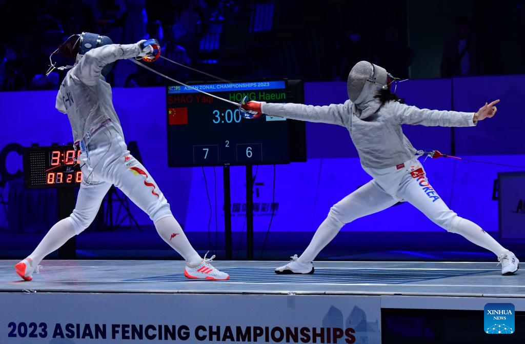 Japan claims 4th gold at Asian Fencing ChampionshipsXinhua