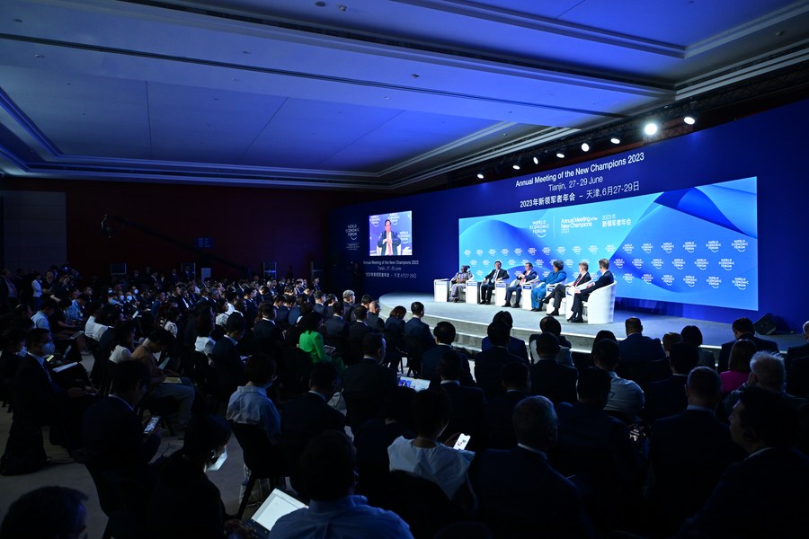 (summer Davos) 2023 Summer Davos Opens In N China's Tianjin - Belt And 