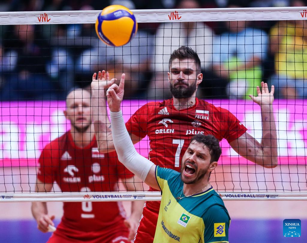 In Pics Men S Volleyball Nations League Xinhua