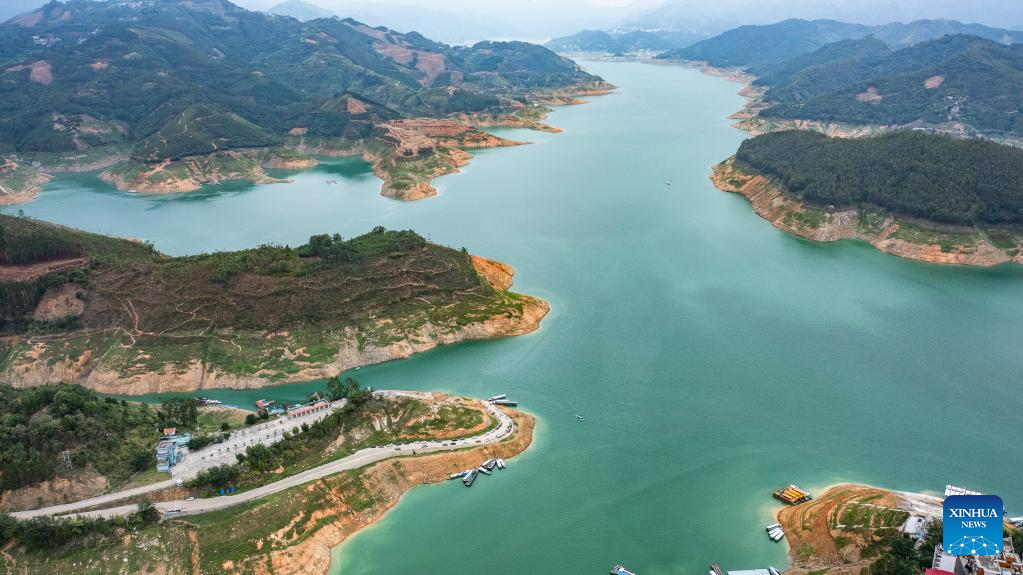 Scenery of Wanfeng Lake in Nanpan river town, SW China-Xinhua