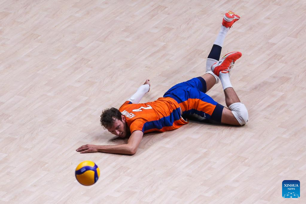 Nations League herenvolleybal: Slovenië vs.  Nederland-Xinhua