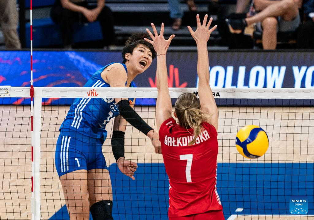 China beats Poland 30 to reach FIVB women's VNL finalXinhua