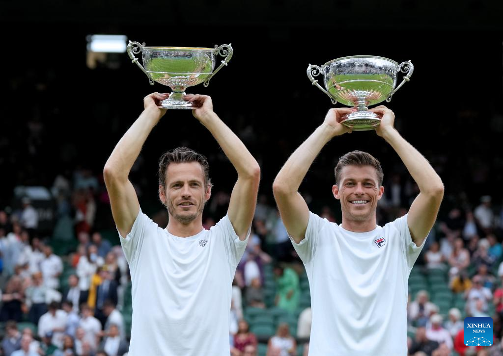 Koolhof/Skupski ganan final de dobles masculino en campeonato de tenis de Wimbledon Spanish.xinhuanet.com