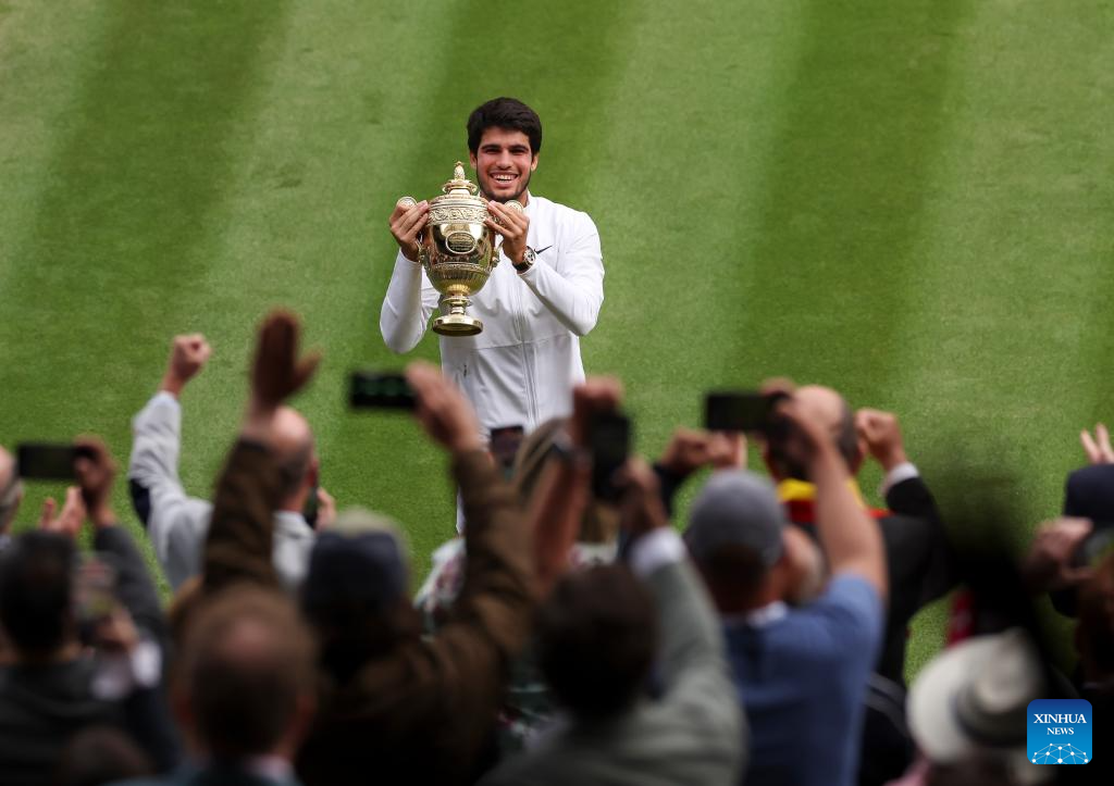 Alcaraz Wins Wimbledon Title After Epic Victory Over Djokovic -Xinhua