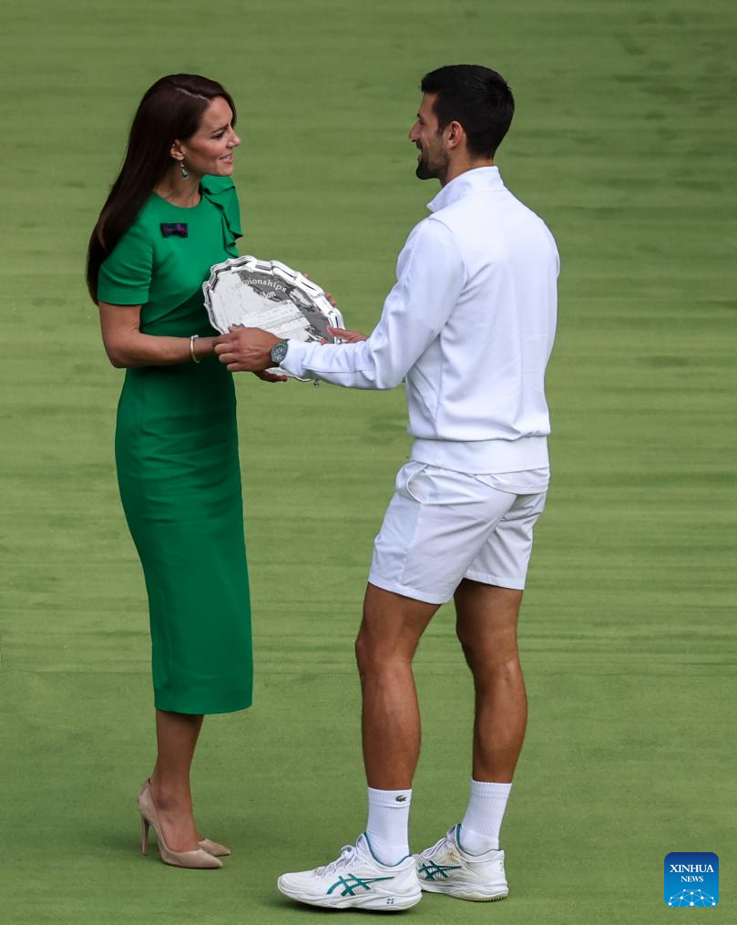 Alcaraz Wins Wimbledon Title After Epic Victory Over Djokovic -Xinhua