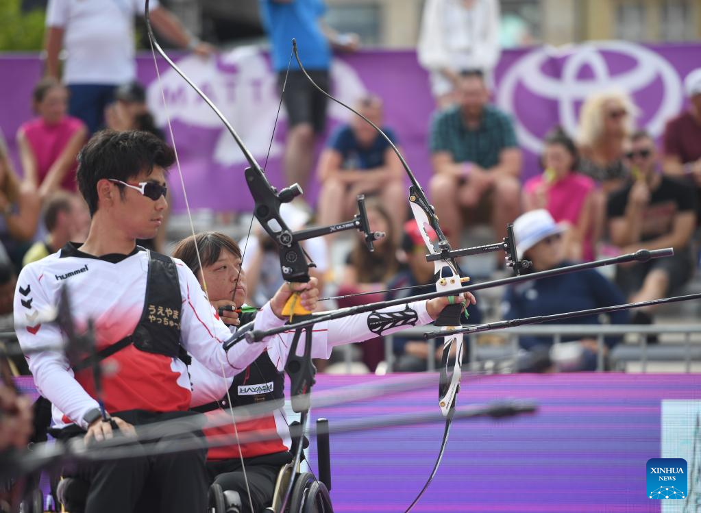 In pics Recurve Mixed Team Open at 2023 World Archery Para C'shipsXinhua