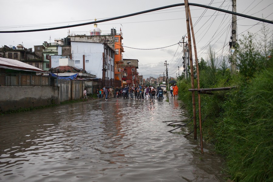 Asia Album: Heavy Rains Flood Parts Of Kathmandu-Xinhua