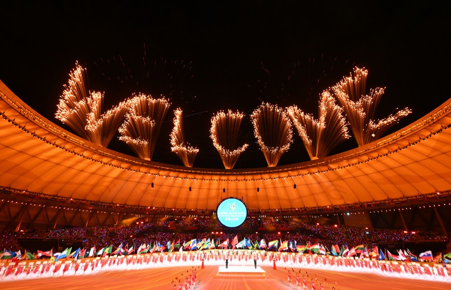 Chengdu Universiade WORLD UNIVERSITY GAMESOPENING CEREMONYXinhua