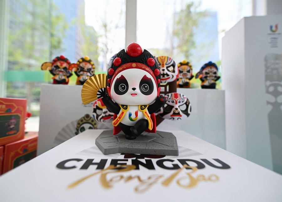 China Focus: FISU Games mascot reflects decades of panda conservation  efforts-Xinhua