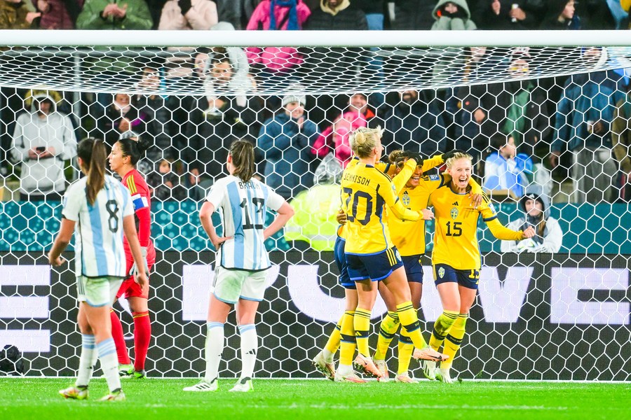 Sweden remains undefeated to make Women's World Cup round of 16-Xinhua